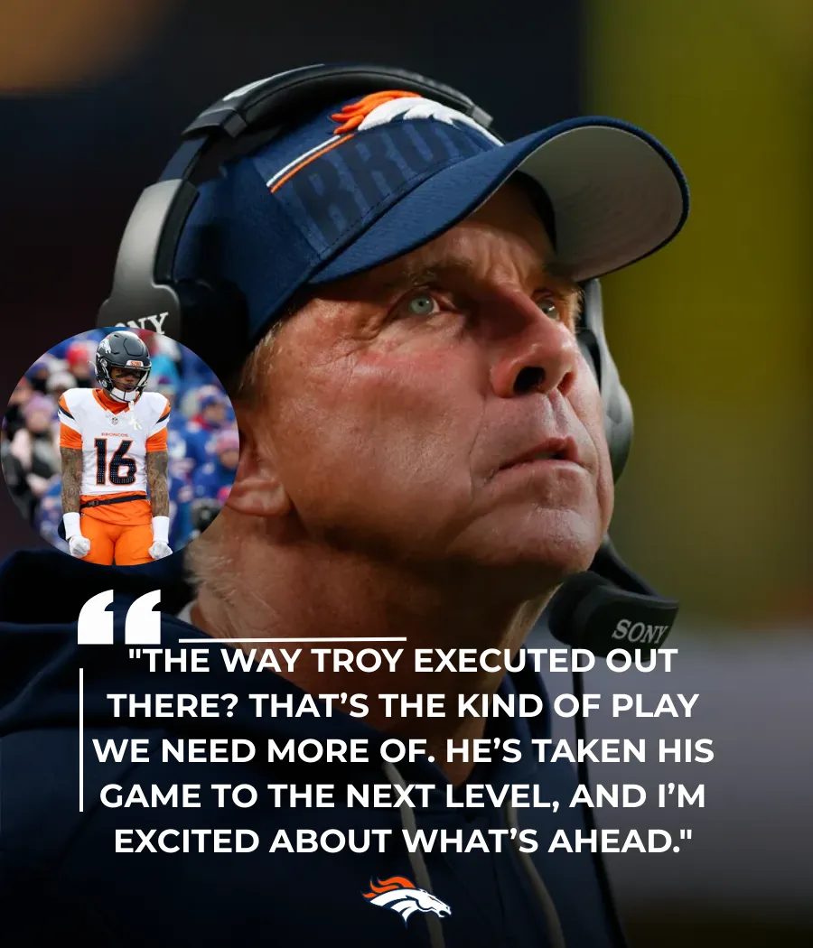 Sean Payton’s Two-Word Reaction to Troy Franklin’s Breakout Performance Says It All