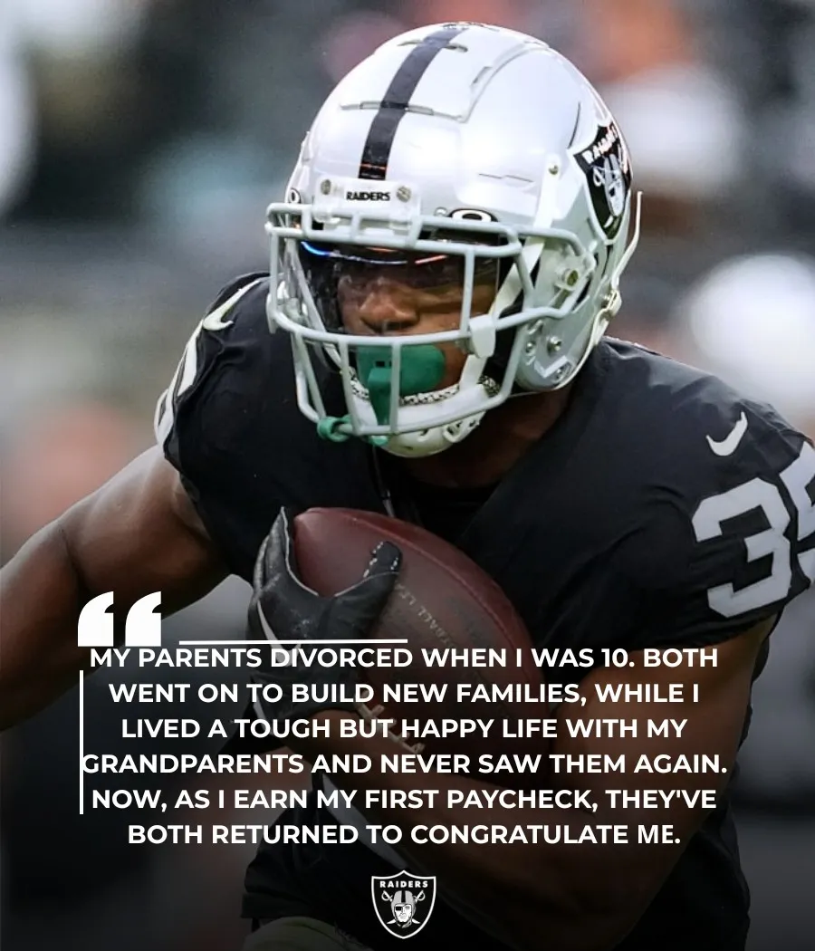 Raiders Rookie Zamir White’s Heartbreaking Journey to NFL Breakthrough: A Story of Triumph Over Adversity