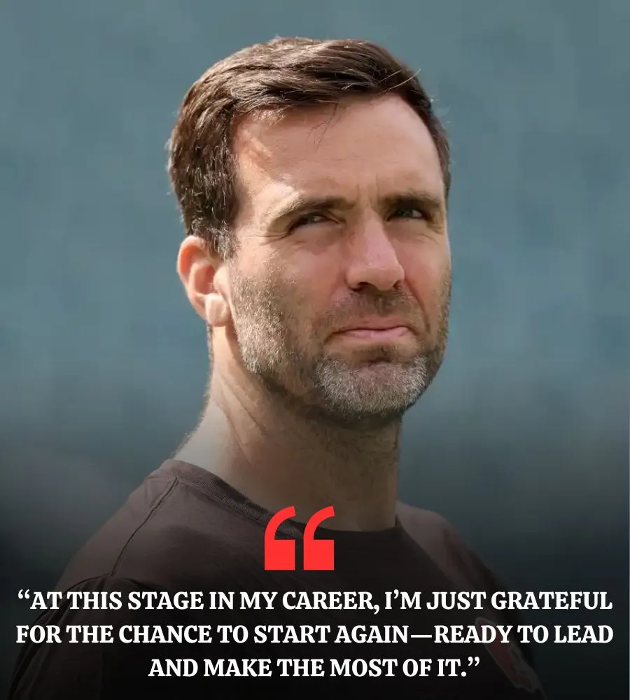 Joe Flacco Opens Up on the Browns QB Room After He’s Named Starter