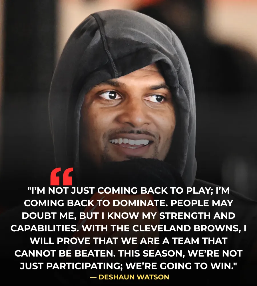 $131M nuclear Browns QB Deshaun Watson looks ready to return this season