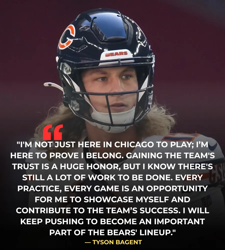 Bears Make Contract Decision About Backup QB Tyson Bagent After Solid Preseason Game