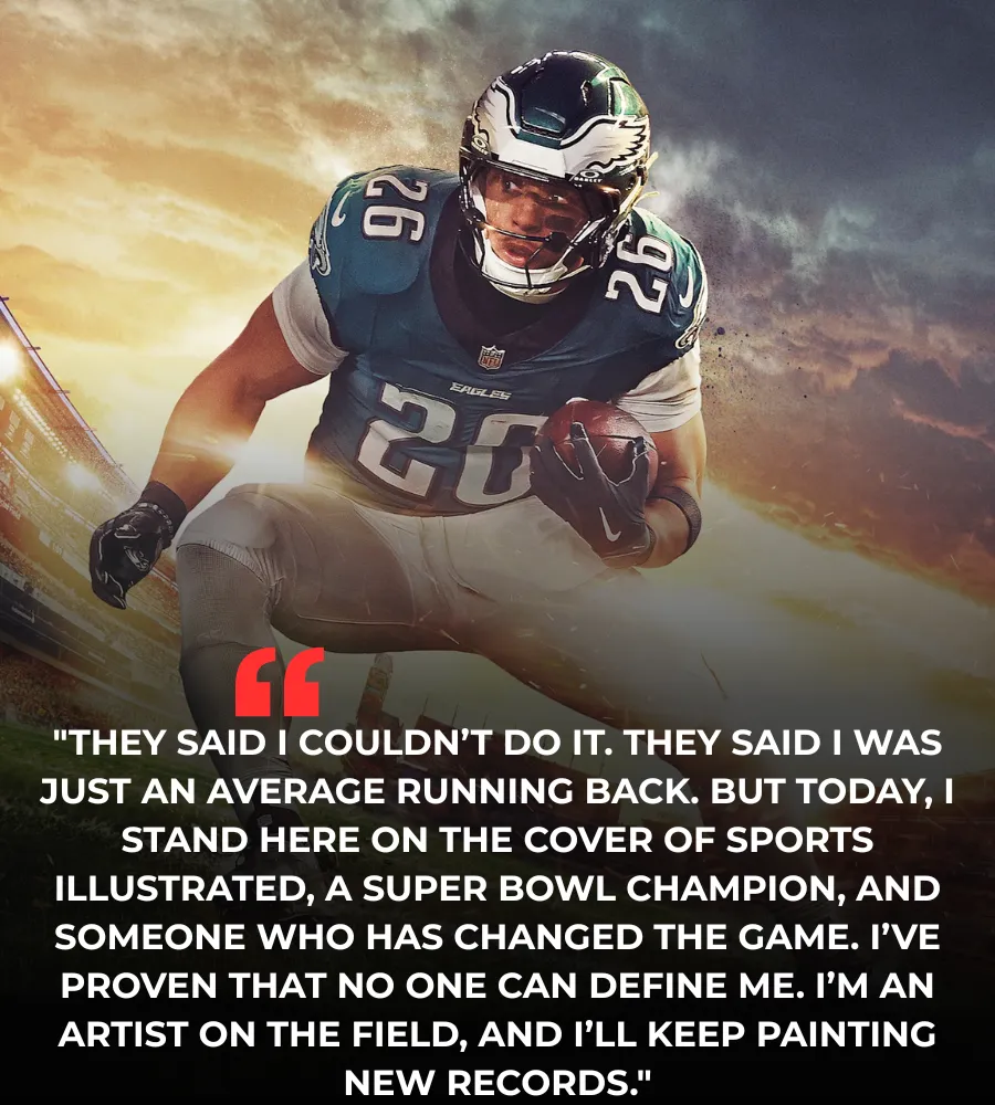"I AM AN ARTIST ON THE FIELD" – SAQUON BARKLEY REFLECTS ON HIS JOURNEY TO SUPER BOWL GLORY AND SPORTS ILLUSTRATED COVER