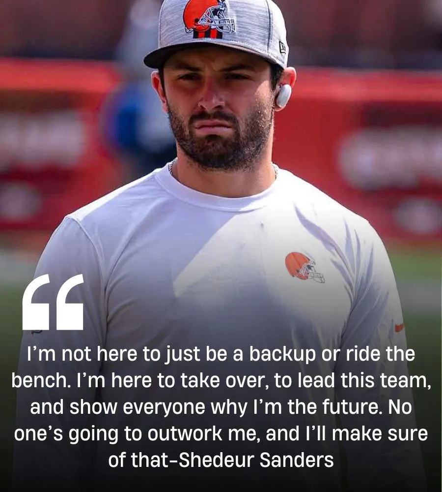 Baker Mayfield Sends Browns QB Shedeur Sanders Clear Warning