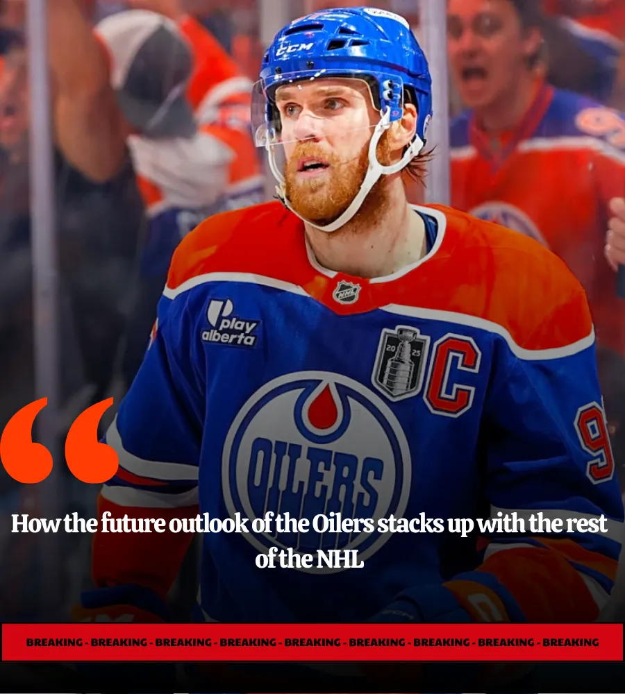 How the future outlook of the Oilers stacks up with the rest of the NHL