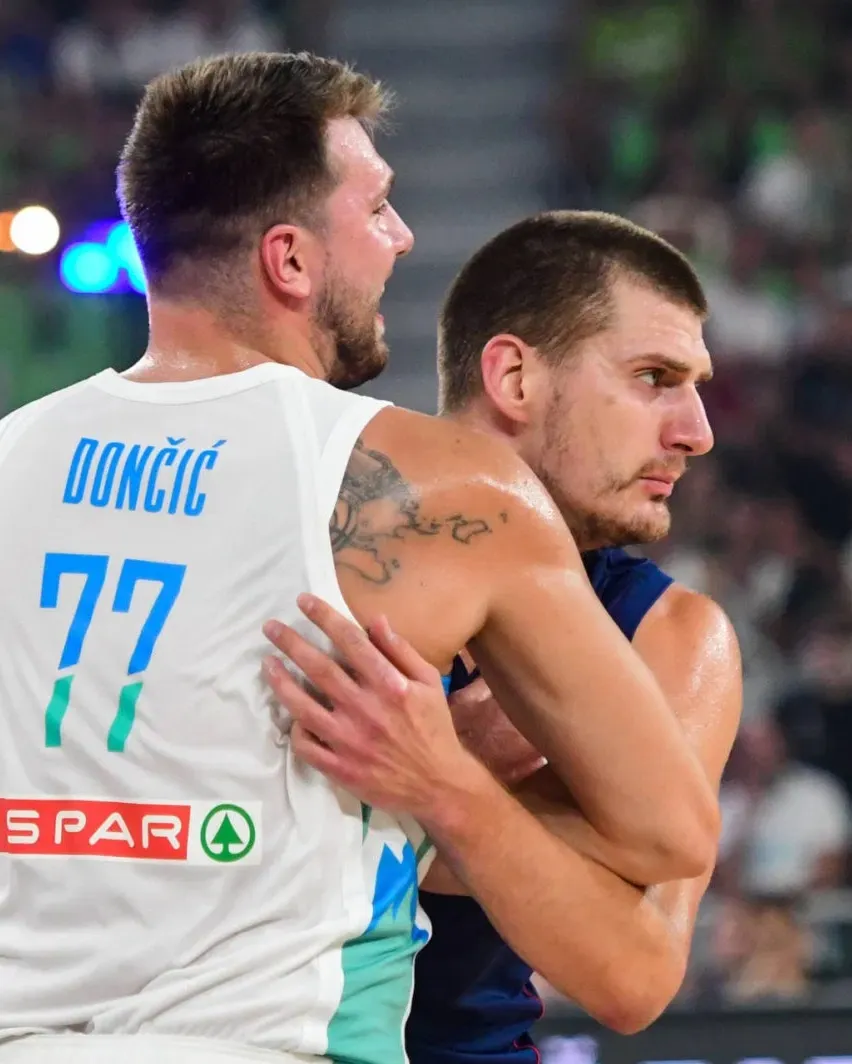 Luka Doncic & Nikola Jokic Stir Lakers Rumors With Interaction at Game