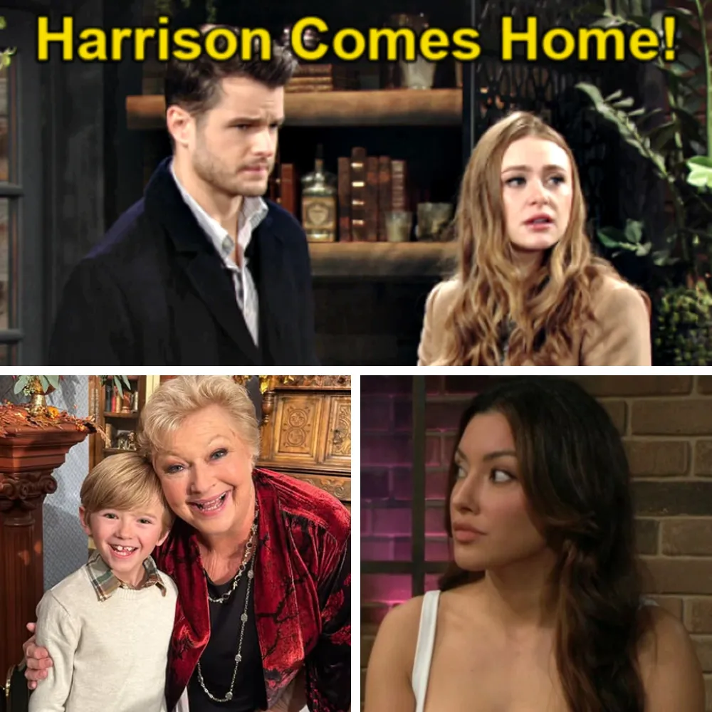 The Young and the Restless Next Two Weeks: Harrison Returns Home To Find Kyle & Claire In Turmoil