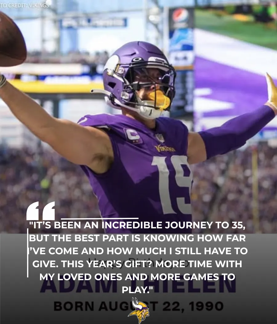 Happy 35th Birthday, Adam Thielen! Could a Plane Ride Home Be the Ultimate Gift?