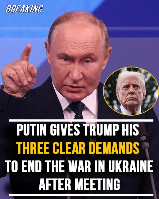 H Putin gives Trump his three clear demands to end the war in Ukraine