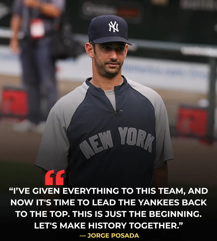 Good News for the Bronx: Jorge Posada Named Head Coach of the New York Yankees