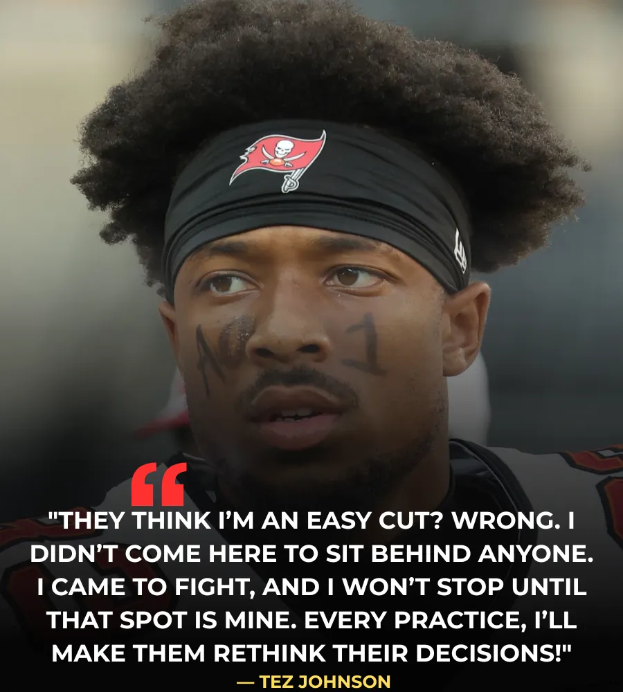The Buccaneers may have a tough call to make on Tez Johnson’s roster spot