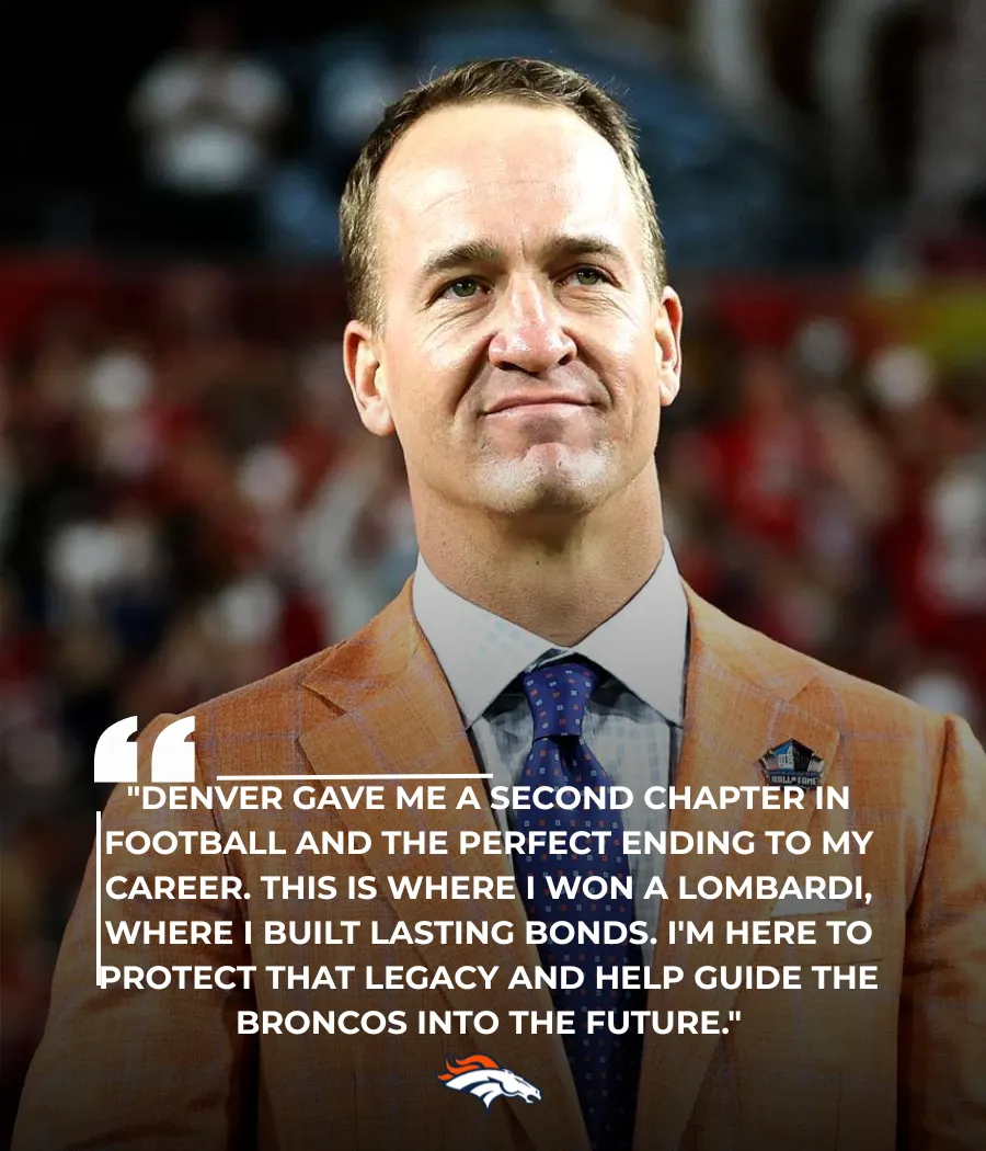 Broncos Icon Peyton Manning Returns as Co-Owner to Lead From the Front
