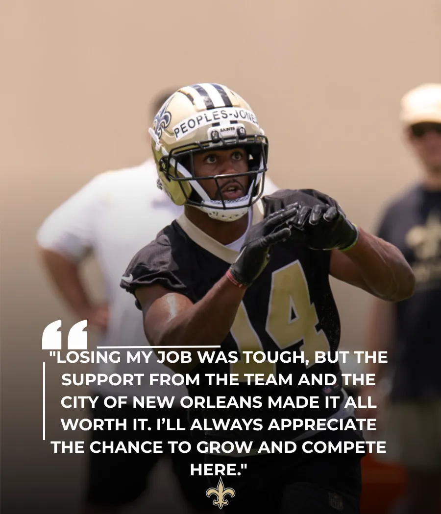Former Saints wide receiver sends grateful message to New Orleans after losing his job following DeVaughn Vele trade