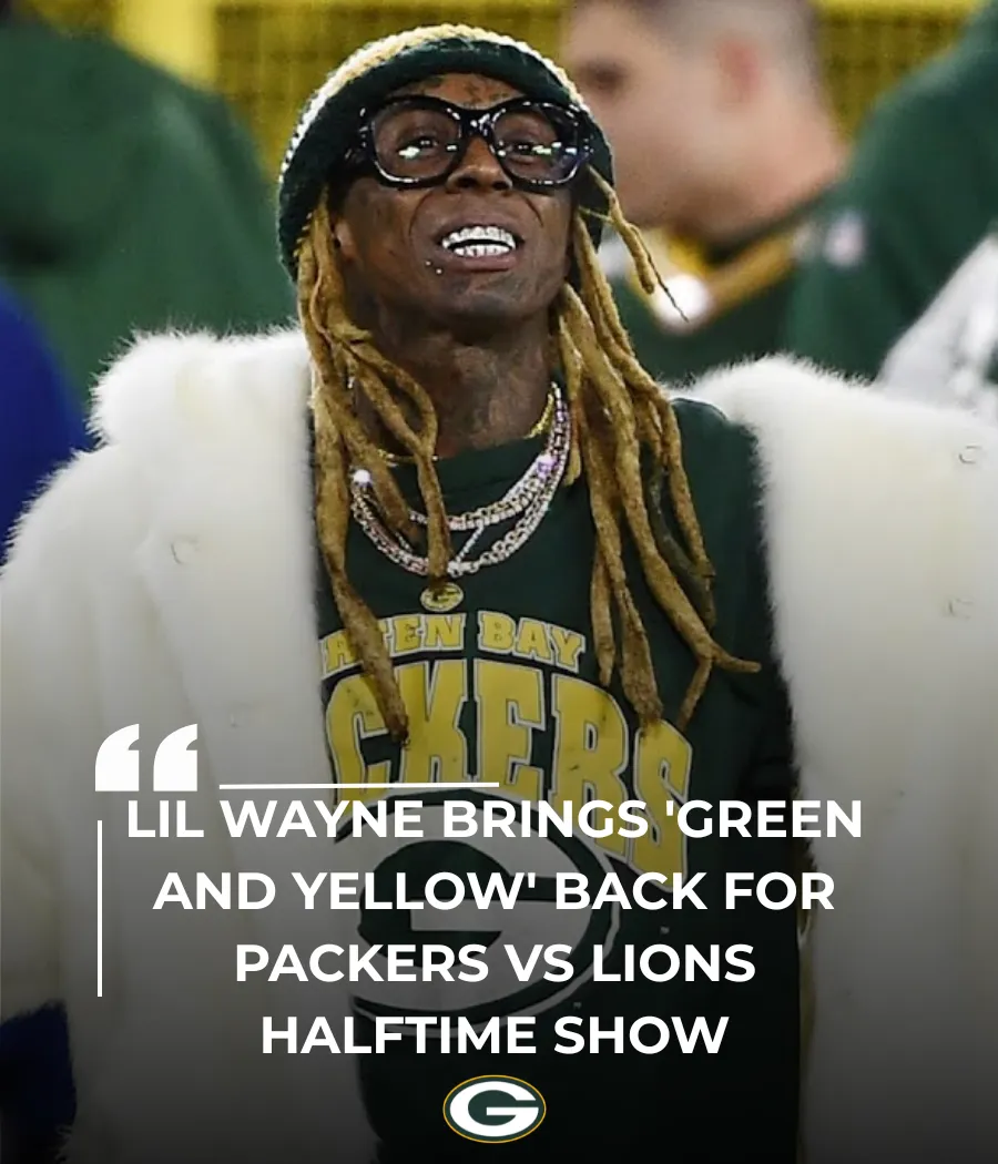 Lil Wayne Brings ‘Green and Yellow’ Back for Packers vs Lions Halftime Show