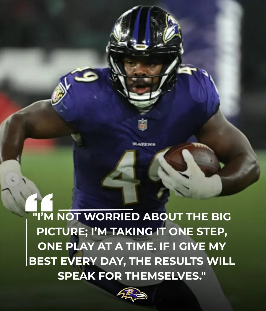 Jay Higgins IV Aims to Secure Spot on Ravens Roster with 'One Play a Day' Mentality