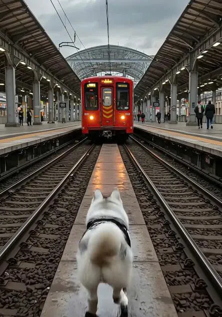 Four-Legged Guardian Angel Stops Train From Disaster