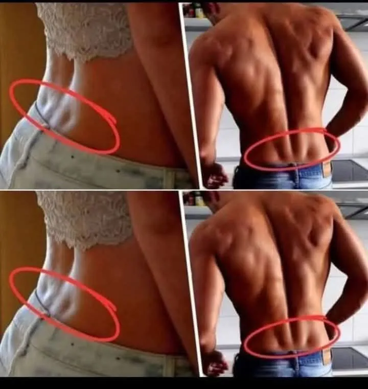 Q If you have these two holes in your back, it means…See more