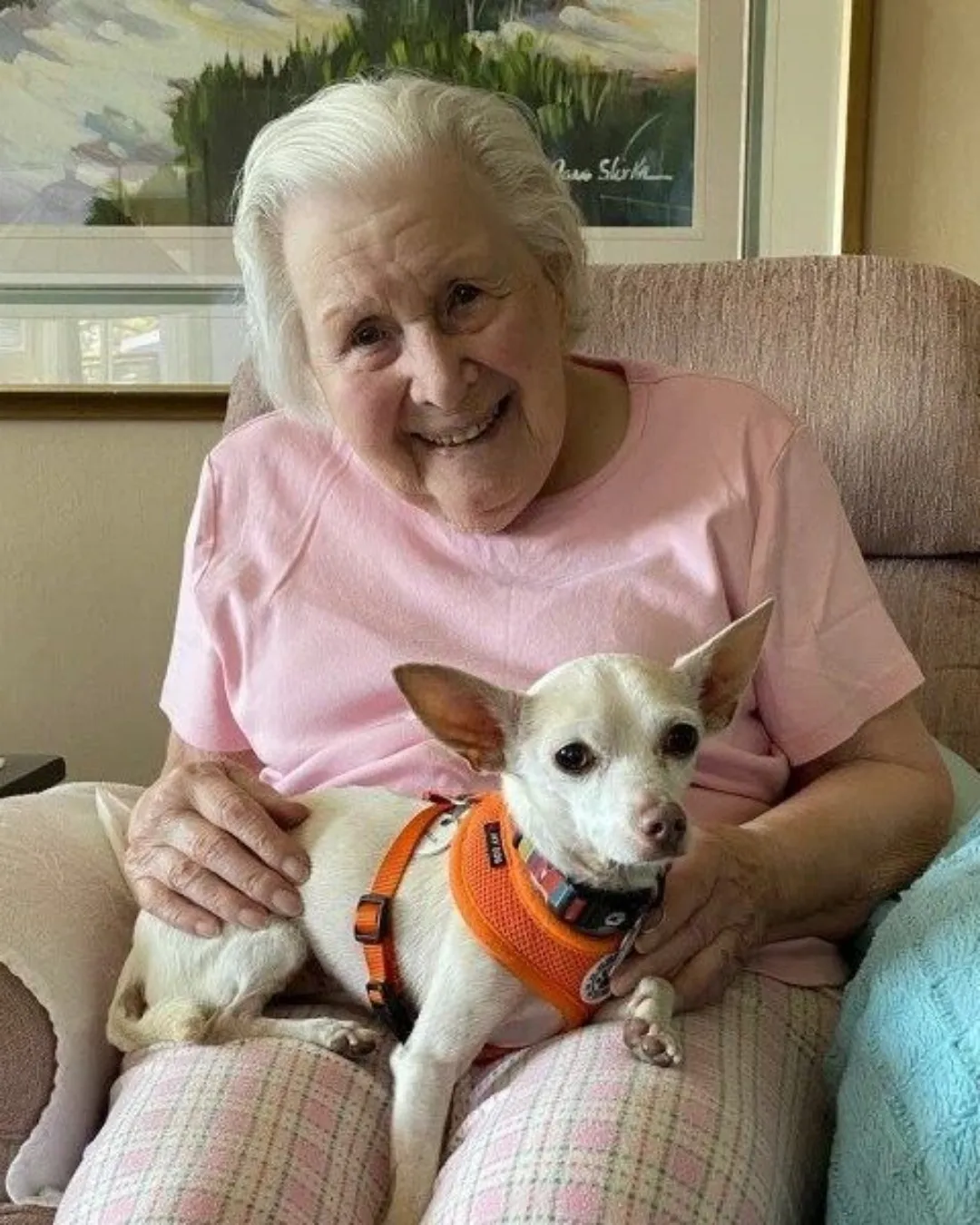 At 100 Years Old, She Found Love Again—in a Senior Rescue Dog.585