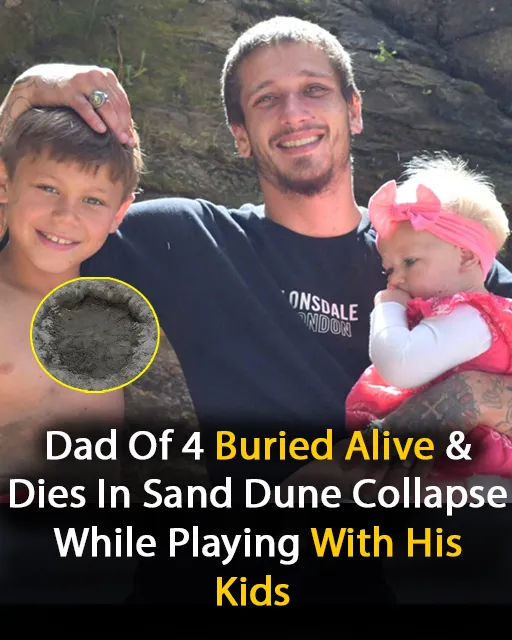 Q He was buried completely in sand for 15 minutes 