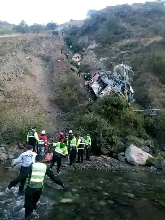 C BREAKING NEWS At least 23 dead after bus falls into a chasm in… See more