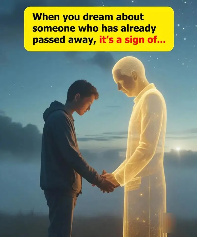 If you dream about a deceased relative, something is about to happen.